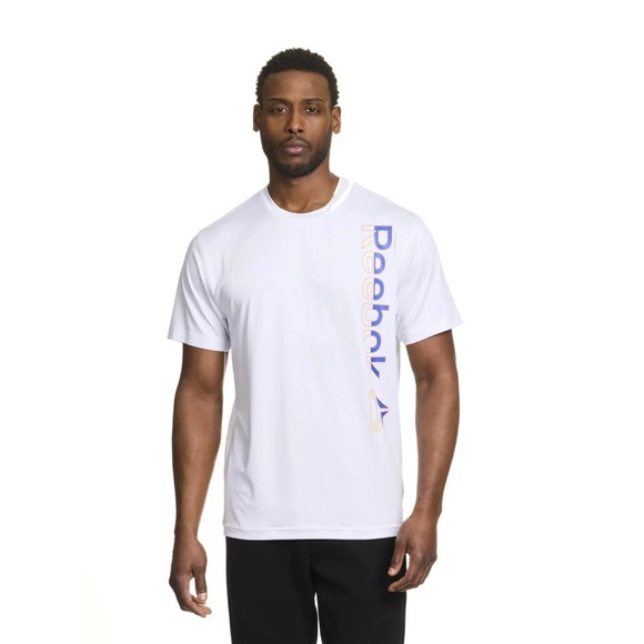Reebok Men's & Big Men's Split Vertical Graphic T-shirt, Size XL, Relaxed Fit - Picture 1 of 5